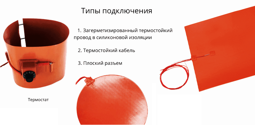 Силиконовые нагреватели на заказ